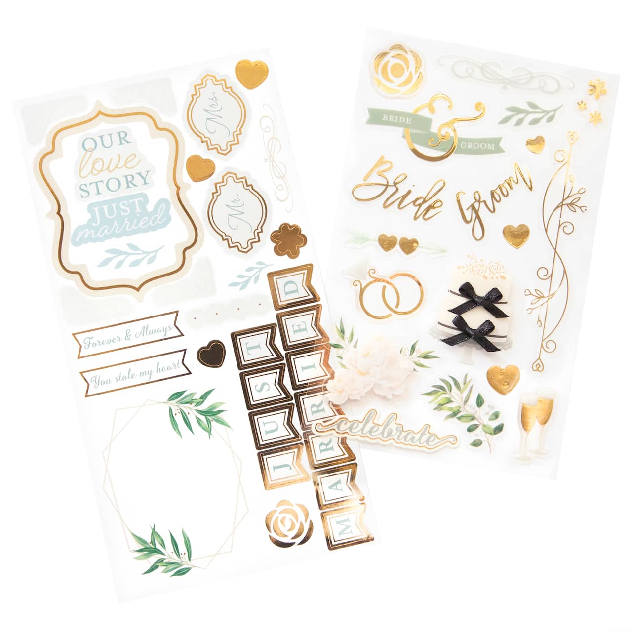 12 Pack: Traditional Wedding Stickers by Recollections™